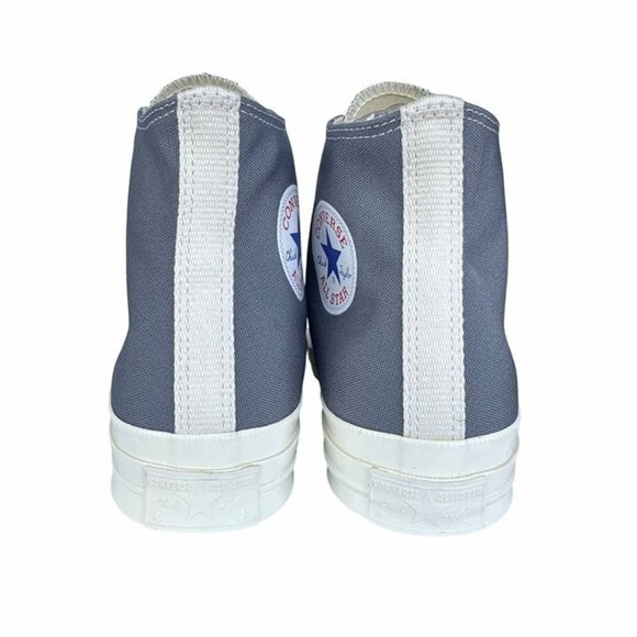 ✨Converse Chuck 70 Hi Comme Des Garçons Play 8.5 Mens Shoes Sneaker Gray 171847C - Picture 4 of 9